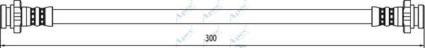 APEC BRAKING stabdžių žarnelė HOS4052